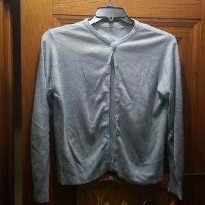 Small light blue vintage cardigan